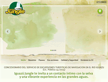 Tablet Screenshot of iguazujungle.com